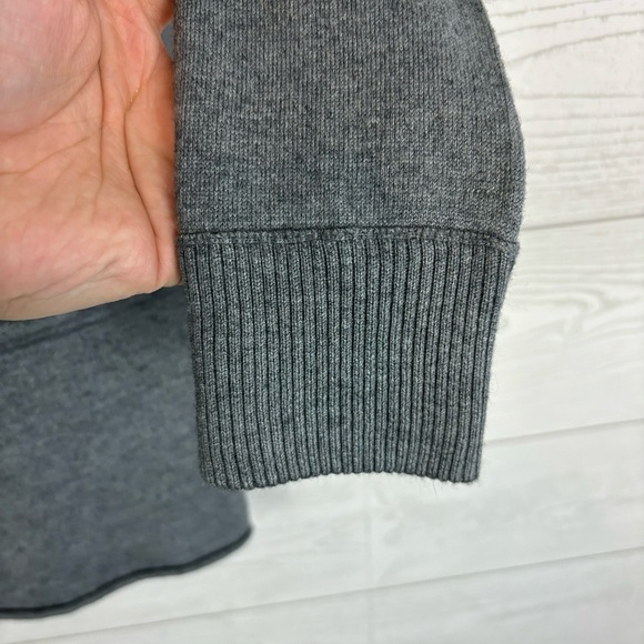 LIN JEANS LIU JO GRAY LONG SLEEVE TOP CARDIGAN ITALY SIZE SMALL SWEATER SILK - Picture 6 of 10